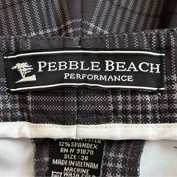 Pebble Beach Performance Plaid Shorts - Picture 4 of 5